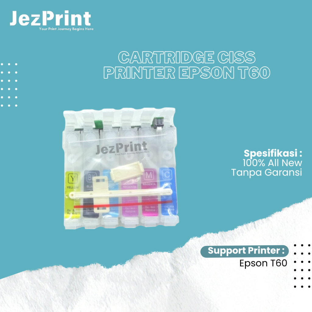Cartridge CISS Epson T60 85 85N T0851-T0856, CISS Infus Printer Stylus Photo T60 New Original