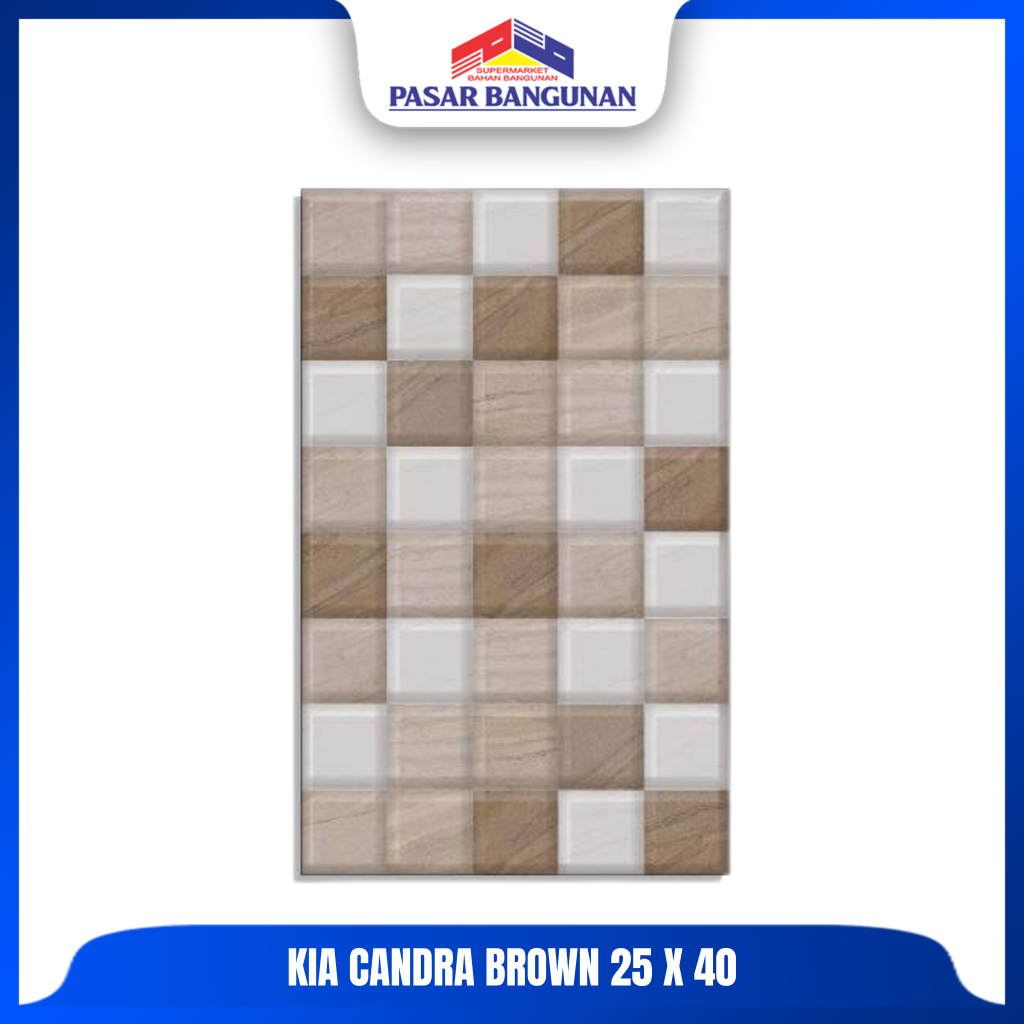KIA Keramik Candra Brown 25x40