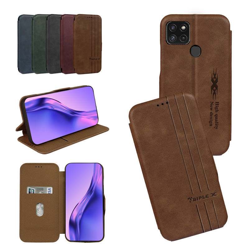 Triple x 05 - Leather case premium casing hape Realme C53