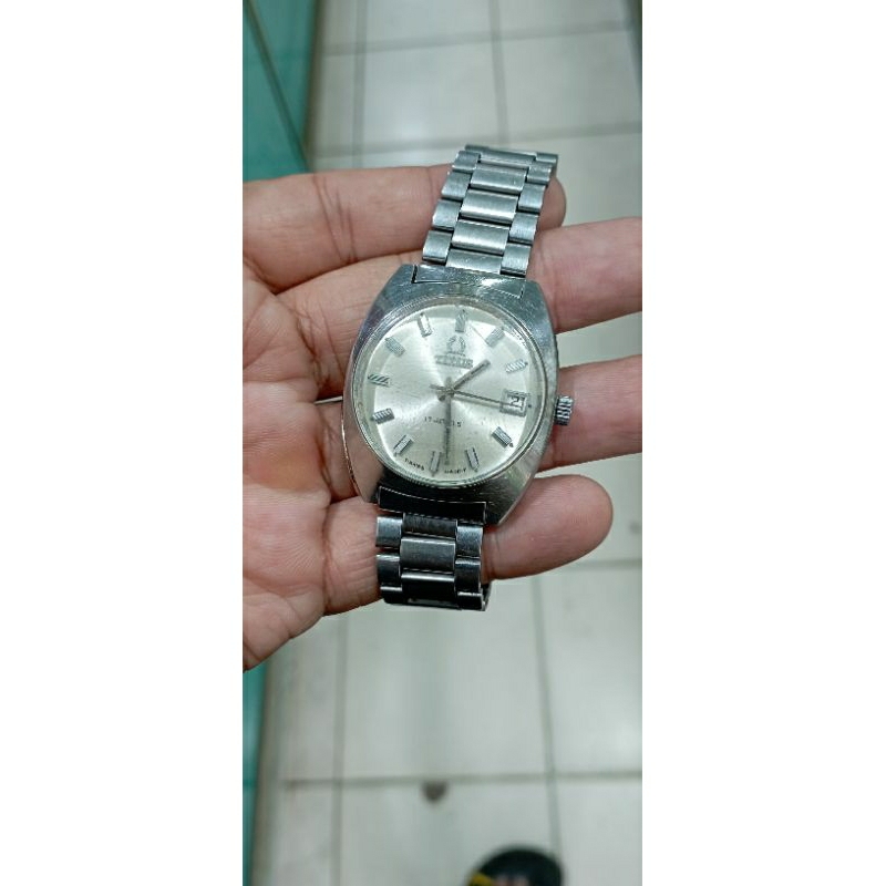 jam tangan vintage manual winding TITUS klasik kondisi baik normal semua siap pakai