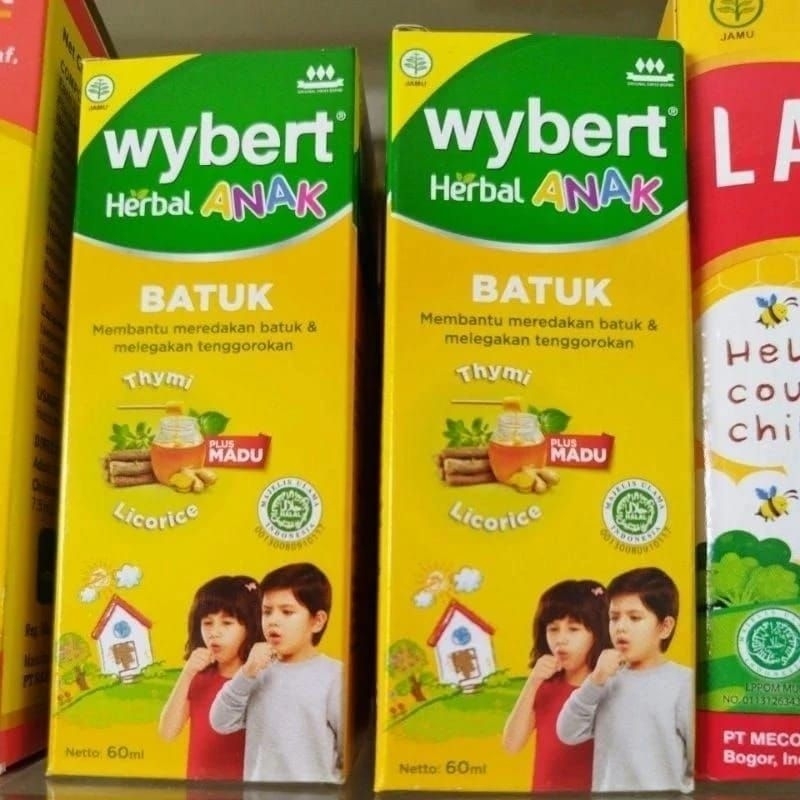 Wybert Herbal Anak / Wybert syrup 60 ml. Obat Batuk
