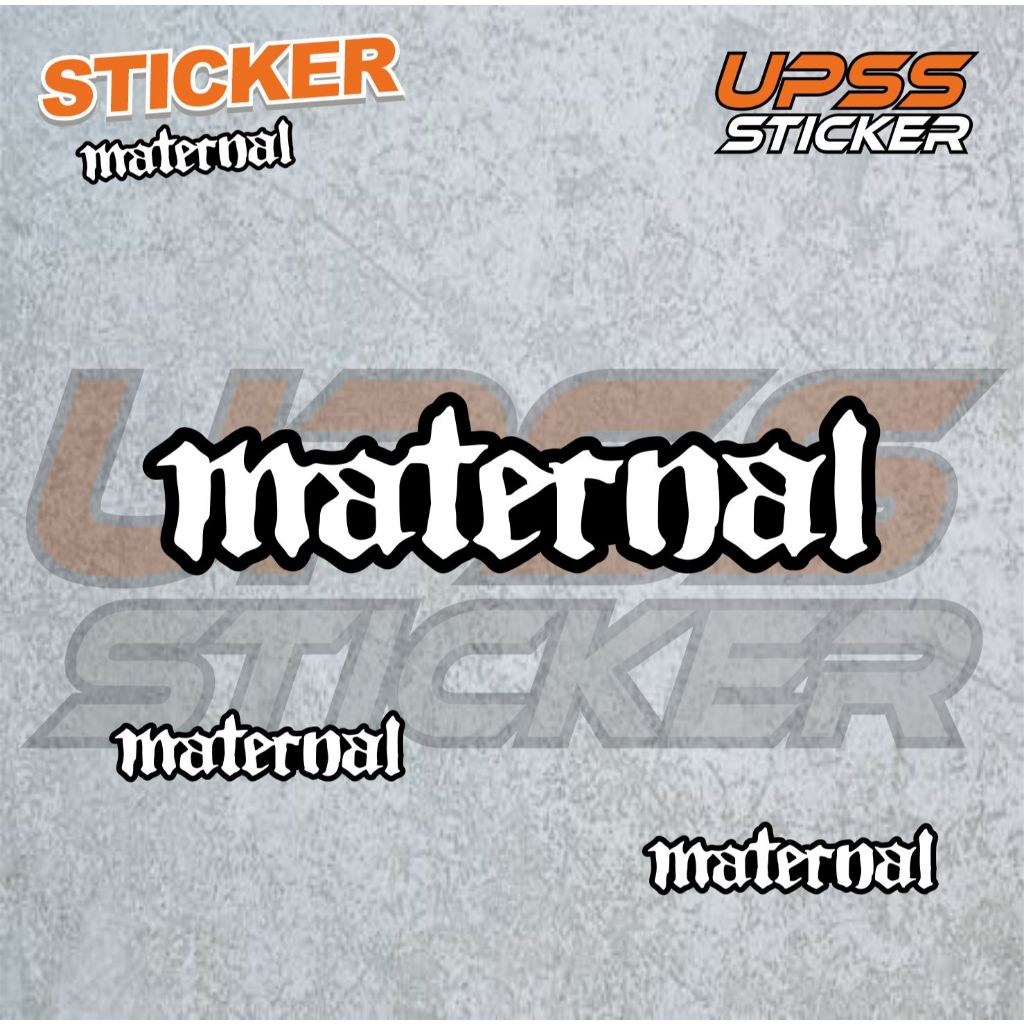 

Stiker Sticker Maternal Phone Logo Brand Band Aesthetic Journal Clothing Basic Casing Striping Tempel Label Merk Dinding Graftac Vinyl High Quality decal