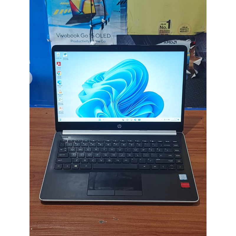 Laptop HP 14s Intel Core i5 gen 8 RAM 8GB SSD 256GB Dual vga Radeon 14inc slim