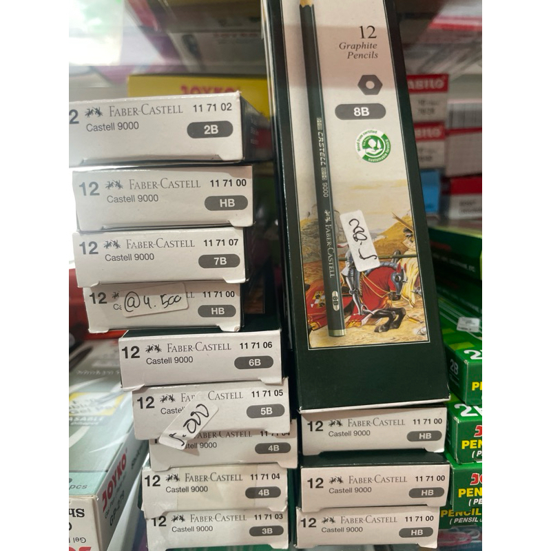 

Pensil Faber Castell HB 2B 3B 4B 5B 6B 7B 8B