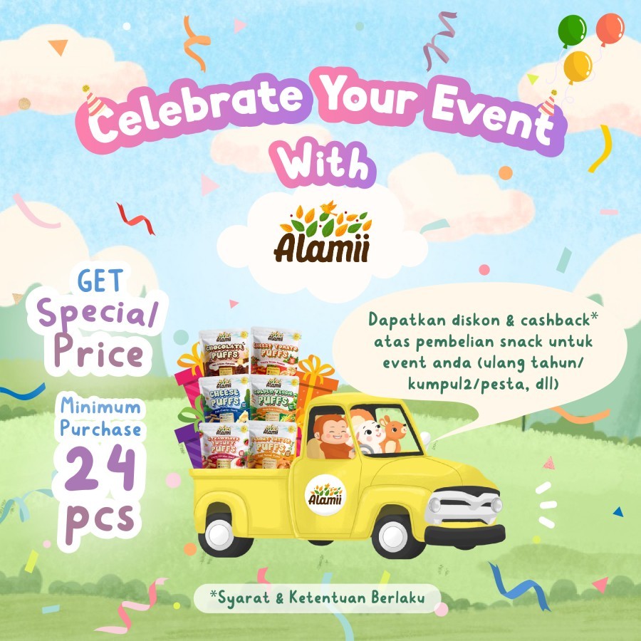 

Alamii Puffs - Special Event Hampers Party Package