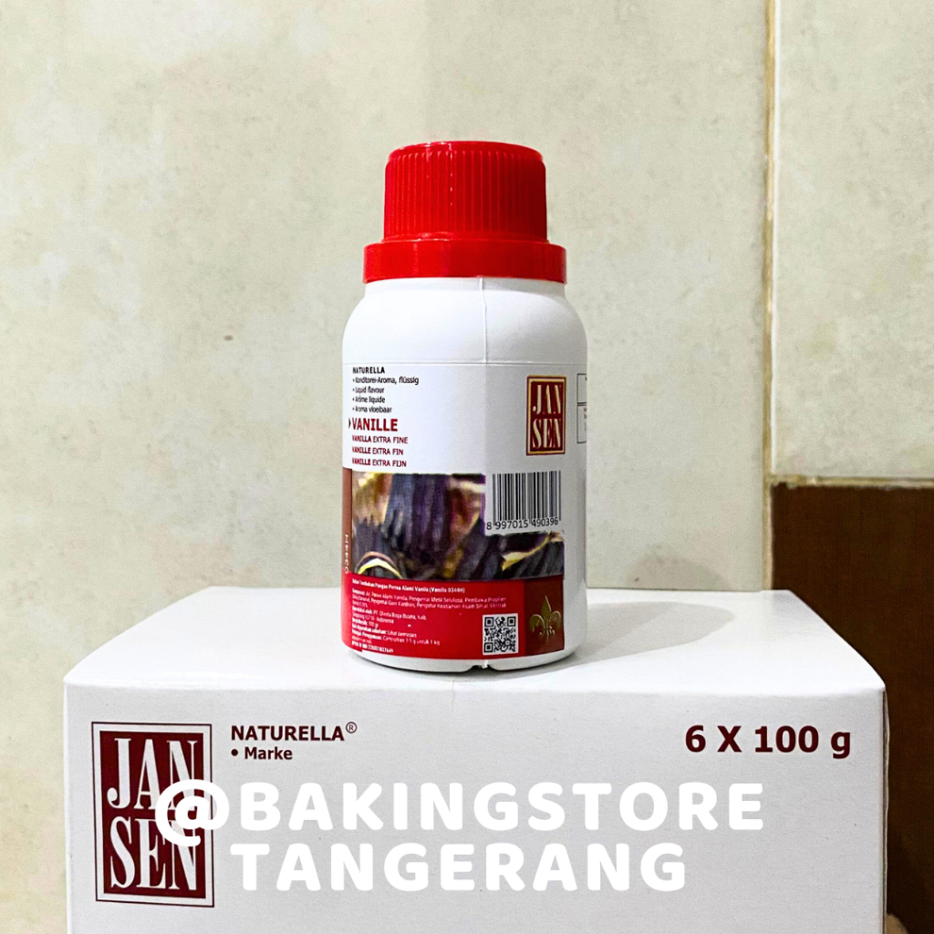 

Jansen Vanilla Extract Extra Fine 100 gr | Vanilla jansen 100 ml