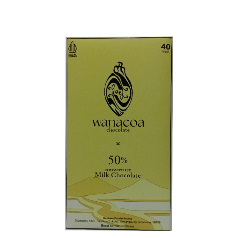 

Sinuwun Milk Chocolate| 50% Chocolate | Cokelat Susu | Cokelat Couverture | Cokelat Batang
