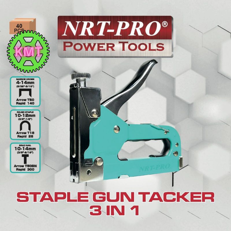 

STRAPLES GUN TACKER 3 in 1 NRT PRO
