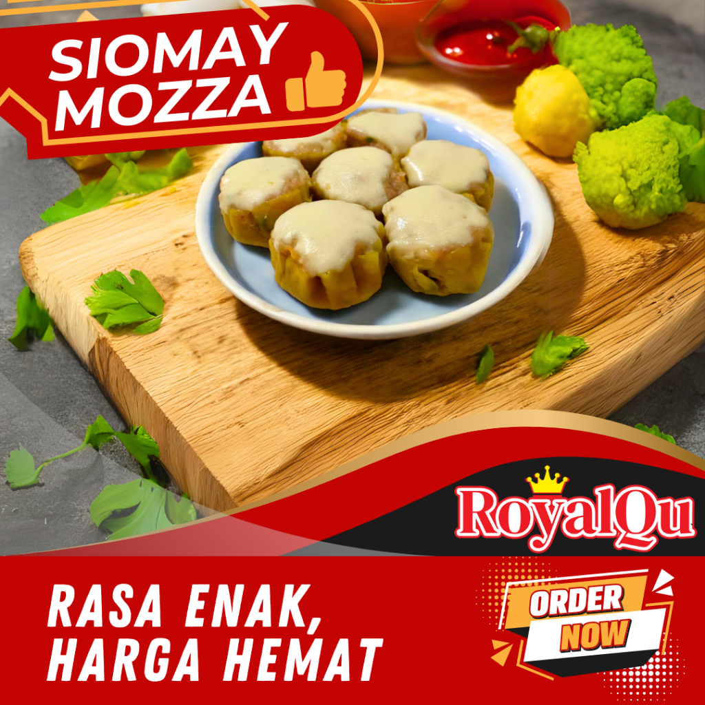 

ROYALQU Siomay Mozzarella Keju Dimsum Frozen Food