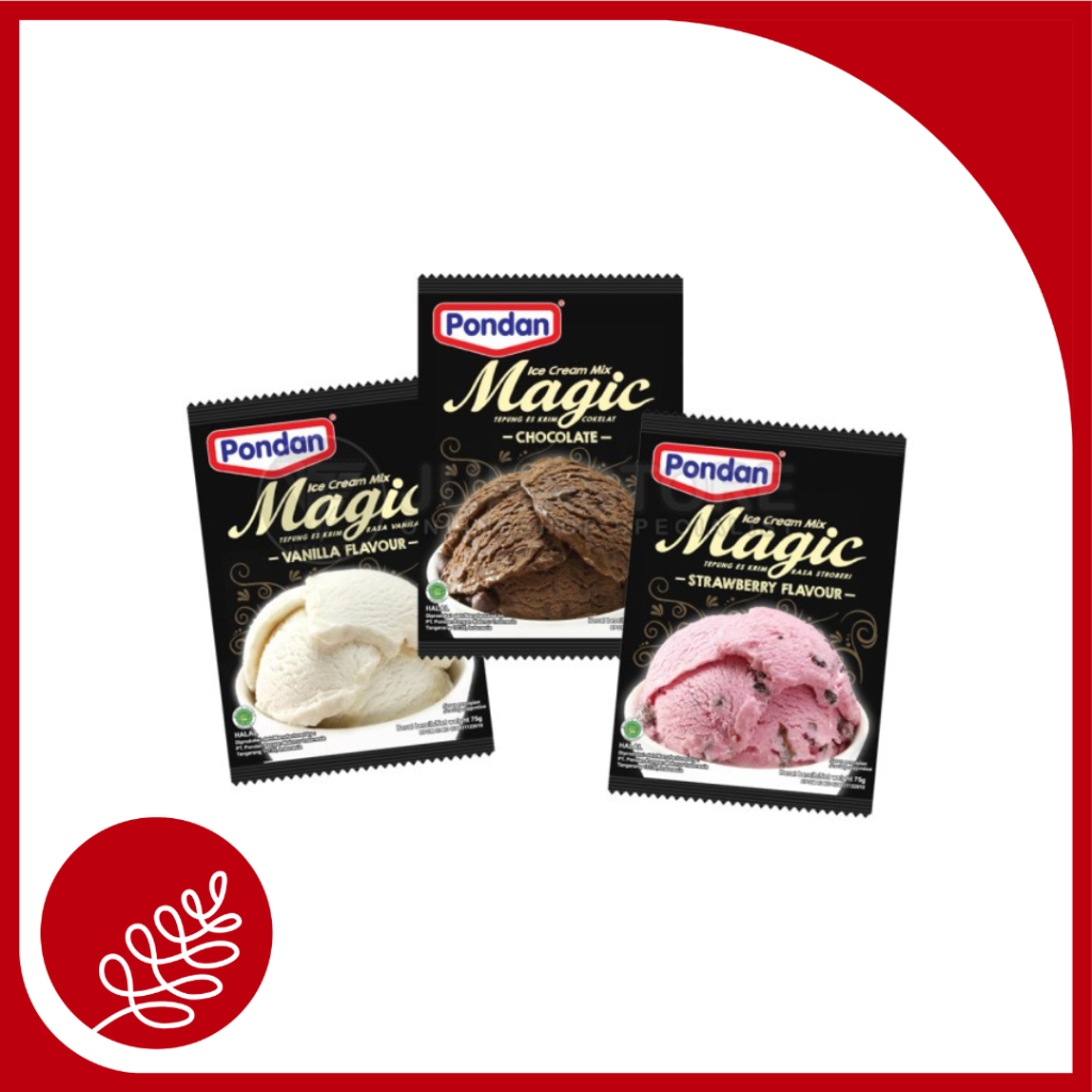 

PONDAN MAGIC ICE CREAM 75GR / COKLAT / VANILLA / STRAWBERRY