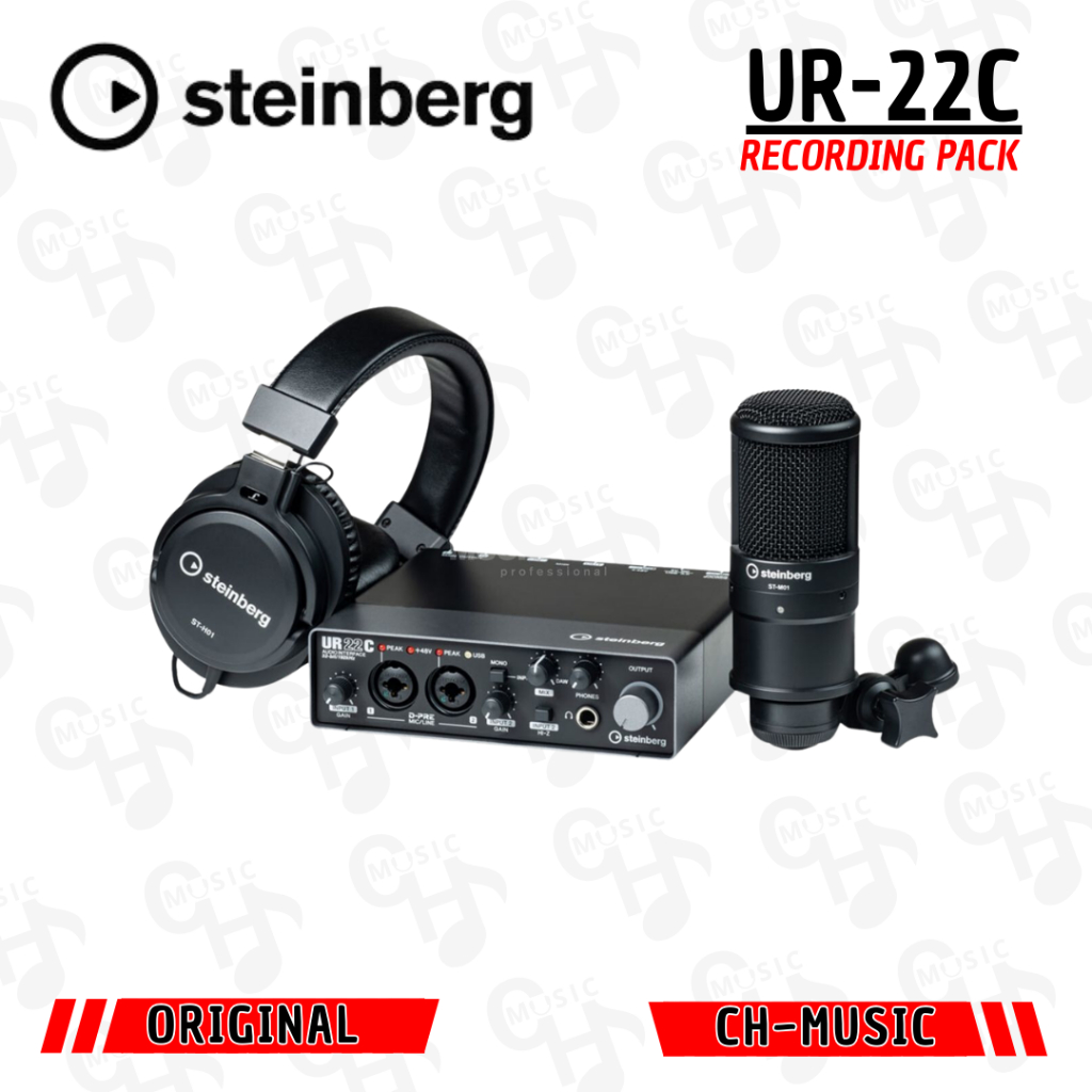 steinberg ur 22c ur22c ur-22c recording pack