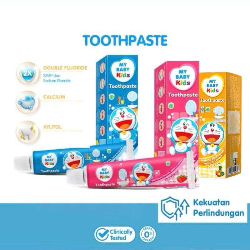 MY BABY KIDS TOOTHPASTE 45gr | Pasta Gigi Baby and Kids