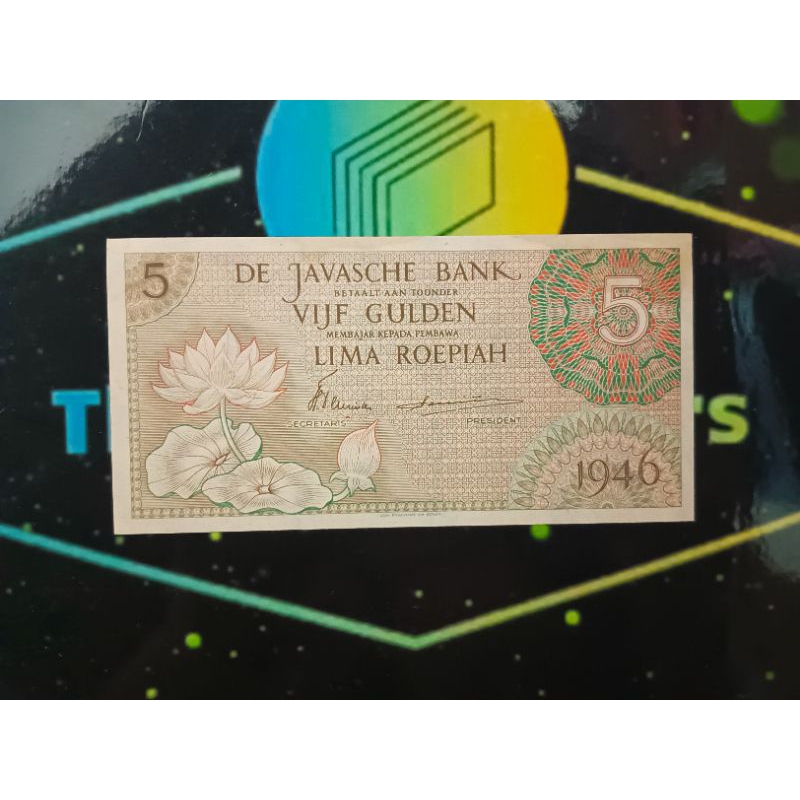 5 gulden federal orange 1946