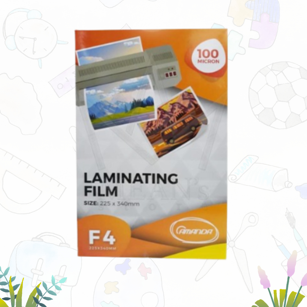 

Plastik Laminating Film Amanda 100 Micron Ukuran F4 (PACK)