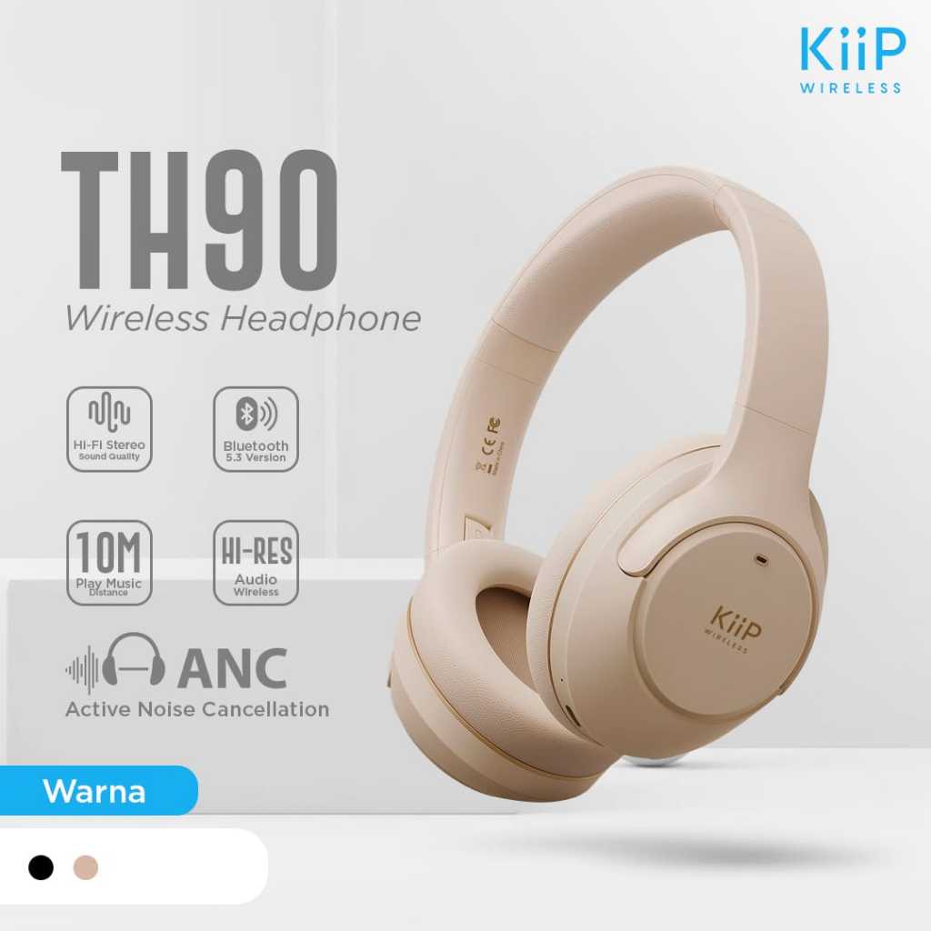 TH90 KiiP Wireless ANC Wireless Over-Ear Headphone Spatial Audio