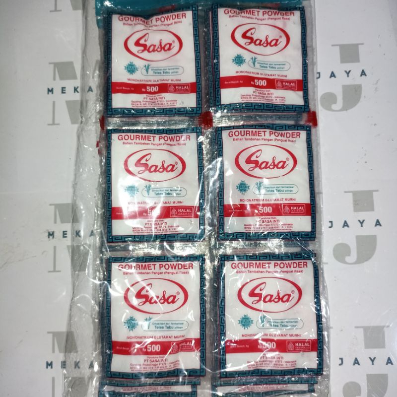 

Sasa Micin MSG Penyedap Rasa 500 an 1 pack Isi 5 Lembar 1PAK BESAR