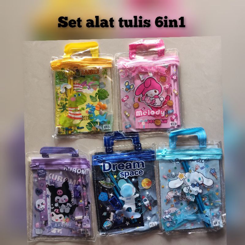 

Set alat tulis 6in1