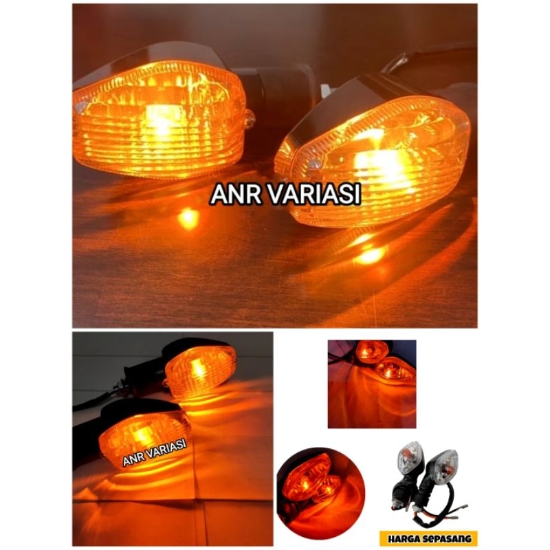 Lampu riting tiger, tiger revo, lampu sein sen riting honda tiger set kanan kiri depan belakang