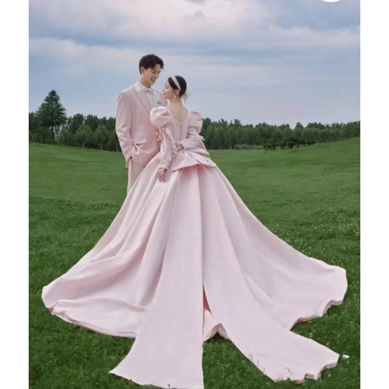 gaun vintage/gaun pengantin/ prawedding/gaun pesta