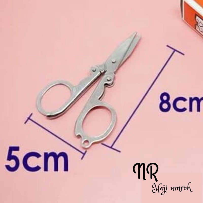 

Gunting portabel mini , gunting tahalul , perlengkapan haji umroh