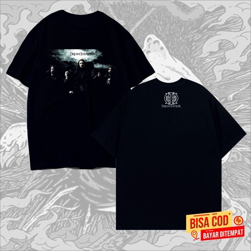 kaos pendek band metal DREAM THEATER original distro - kaos pendek METAL UNDERGROUND DREAM THEATER b