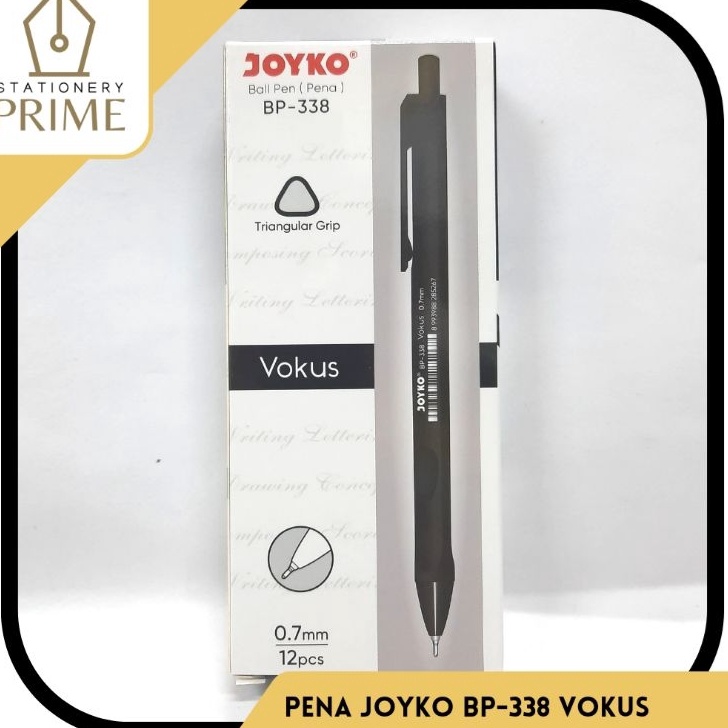 

Ball Pen Pulpen Pena BP338 Vokus 7mm Isi 12 pcs