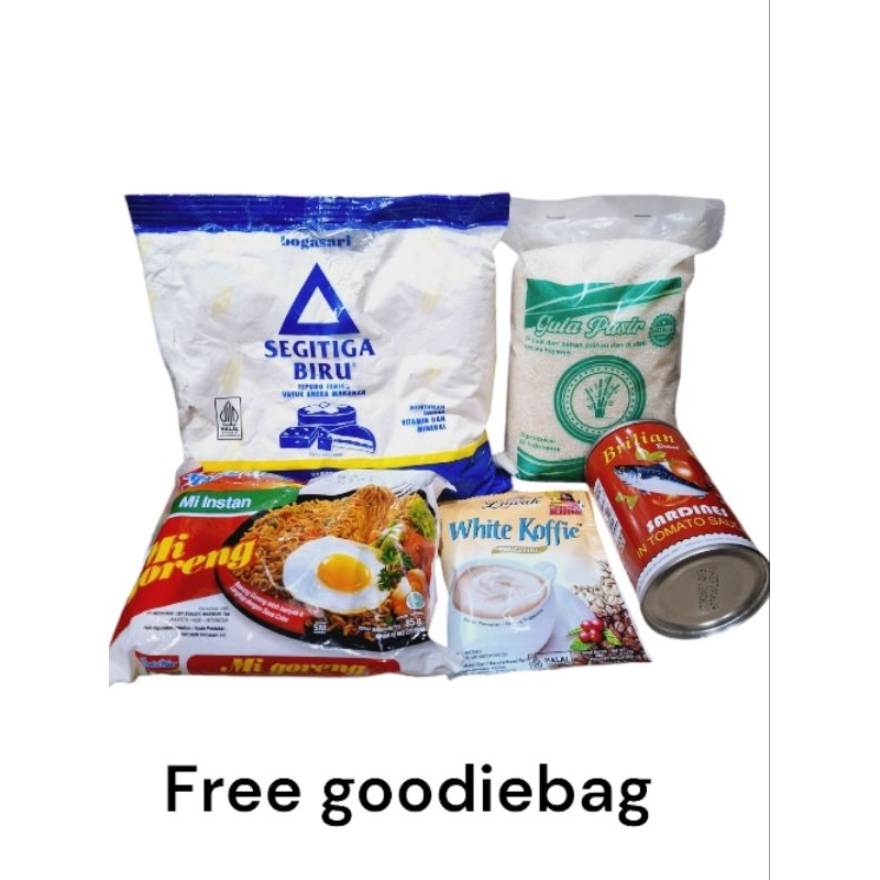 

Paket sembako utk berbagai acara... free goodiebag..