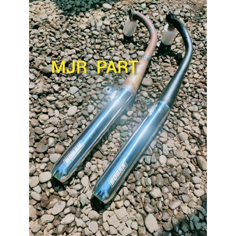 Knalpot Boban Zeus Setengah Dewa Stengah Plat Rx Special Rx King Rx K Full Power Pedes Terlaris
