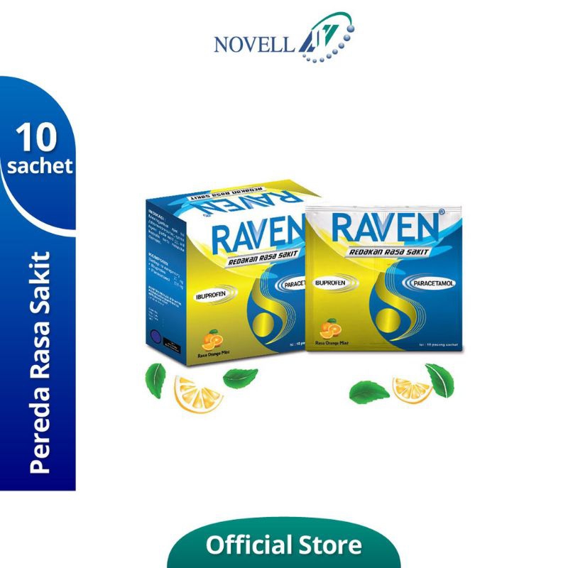 

Raven sirup 10ml , 1 box isi 10sachet