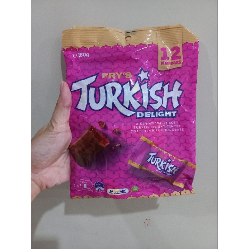 

fry's turkish delight ( cokelat turkis delight)