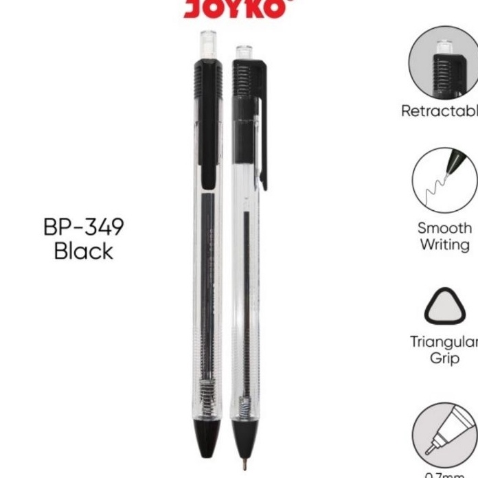 

Ballpoint Pulpen Vokus TRANS BP349 1PAK ISI 12