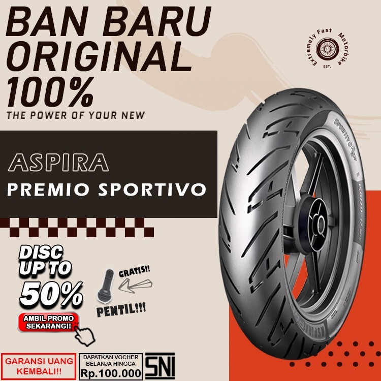 Ban Motor Matic Tubles Ring 12 Aspira Sportivo Ring 12 Ban Depan Belakang Scoopy Freego FazzioTubles