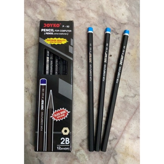 

MAKSIMAL Pensil 2B P92 Hitam 12 Pcs Original