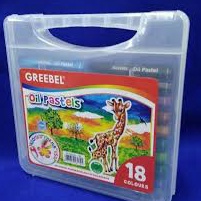 

BERKUALITAS Crayon Oil Pastell Greebel 18 Set Original