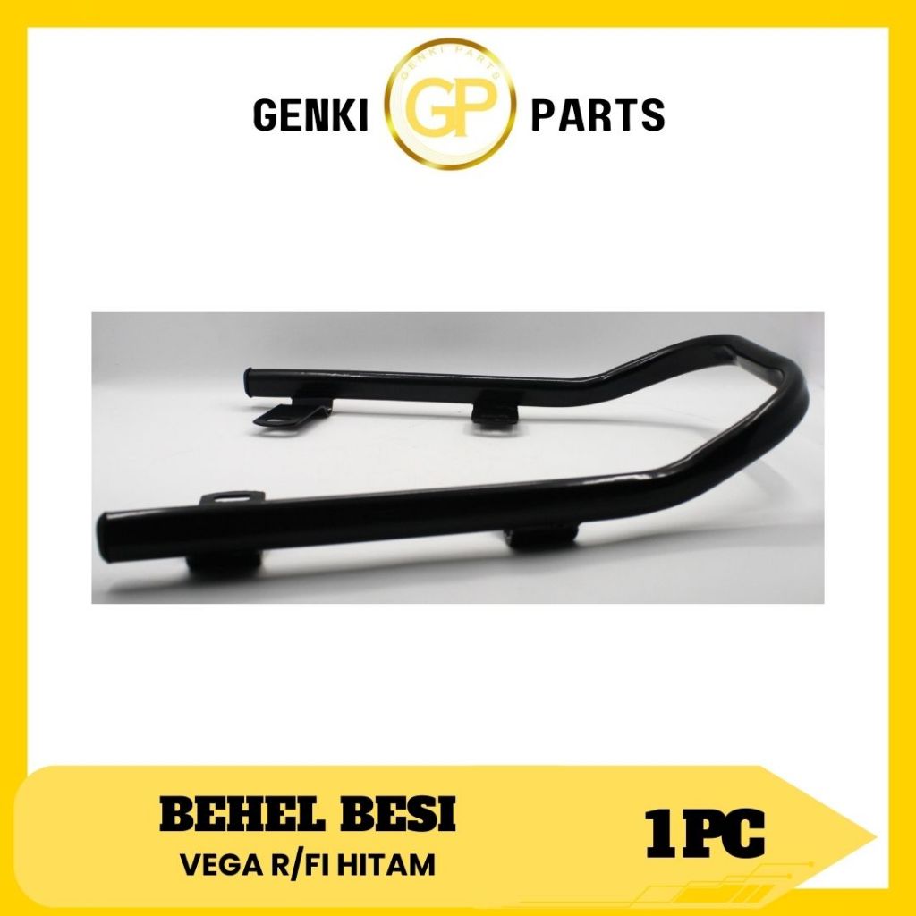 GENKI-PARTS/BEHEL-BESI/PEGANGAN-TANGAN-BELAKANG-MOTOR/YAMAHA/VEGA-R/FI/F1ZR/HITAM/GRADE-ORI