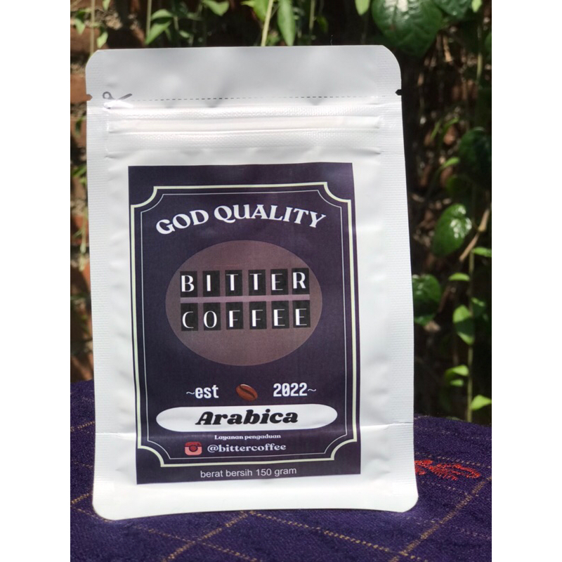 

biji kopi arabica 100 gr light roasted