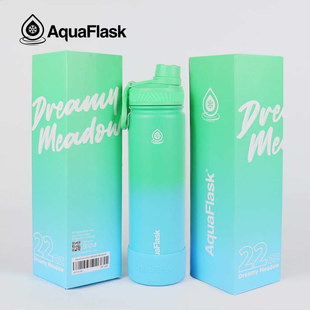 AquaFlask Dream Collection I Bottles 22oz / 32oz / 40oz - Dreamy Meadow