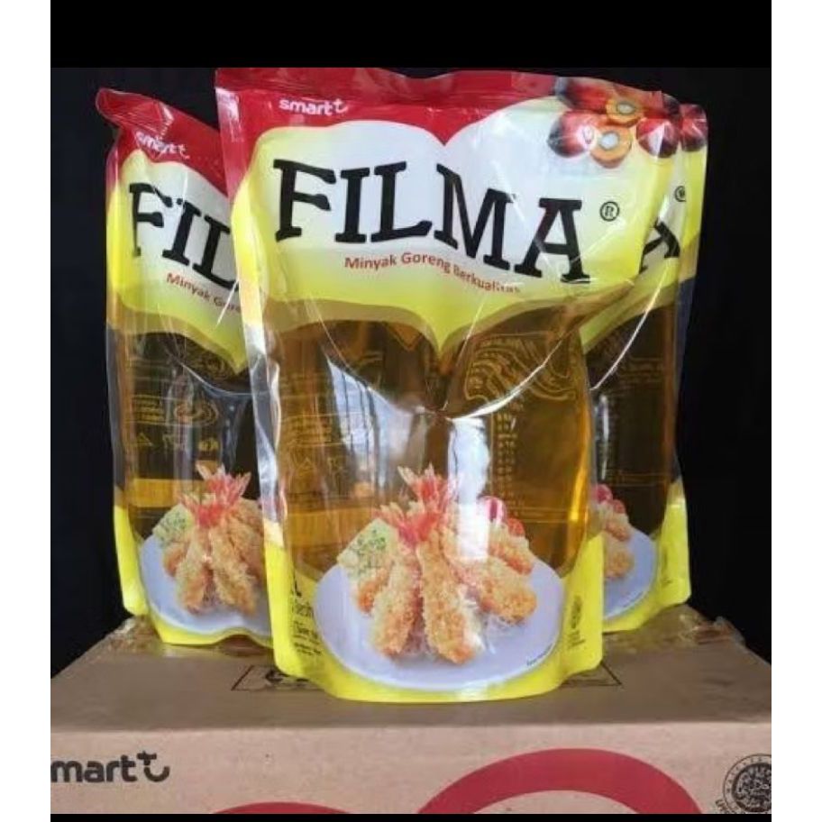 

minyak goreng Filma 2 liter kemasan pouch refill cocok digunakan untuk menggoreng makanan