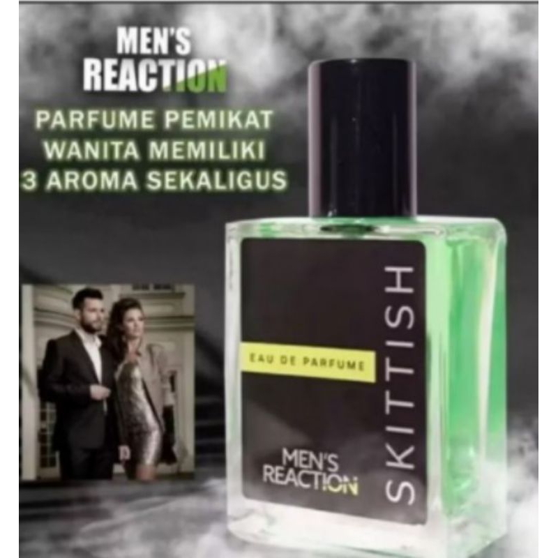 Parfum Skittish Men's Reaction Original Parfum Pria Pemikat Wanita Terlaris
