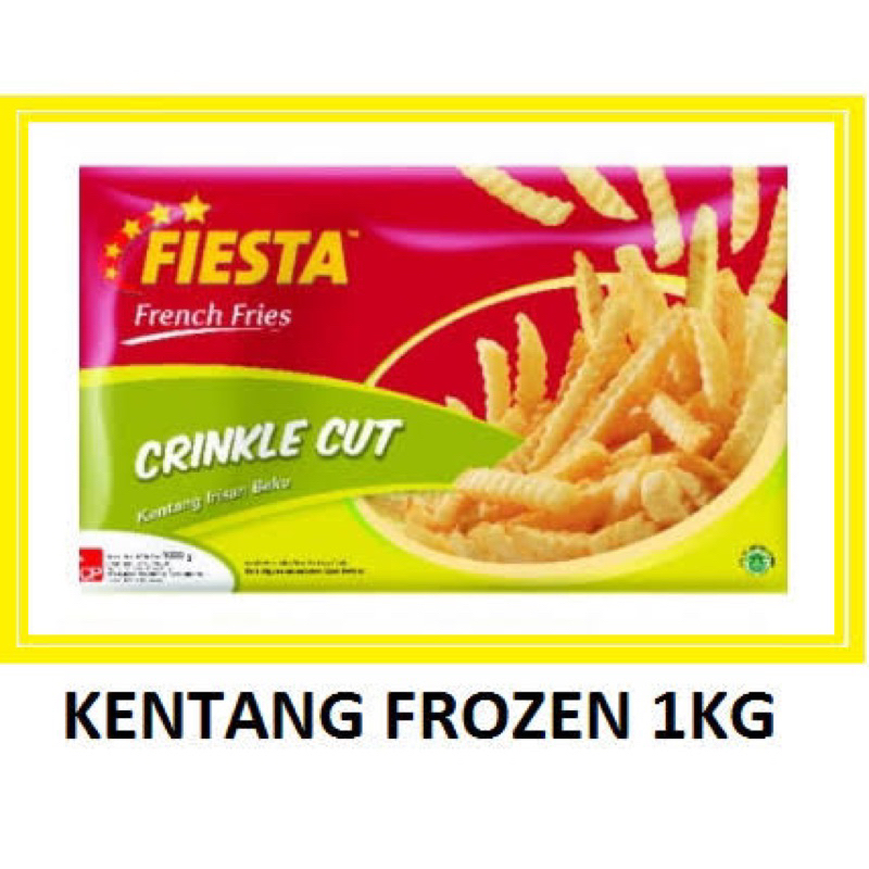 

Fiesta kentang crinkle 1 kg