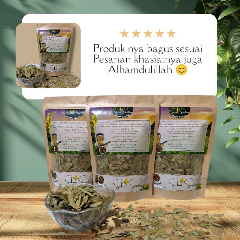 

Original Senna Leaf Tea Pembersih Usus 125gr-Detox Usus Kotor Daun Sena | Daun Jati Cina