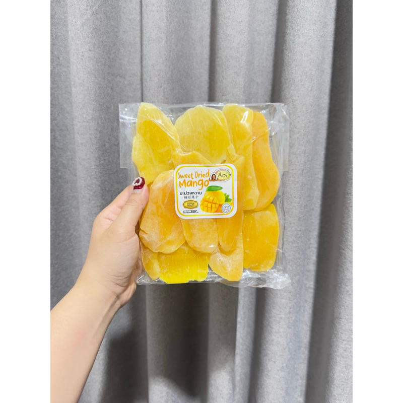 

SWEET DRIED MANGO AOI THAILAND BANGKOK ORIGINAL FRESH MANGGA KERING MURAH