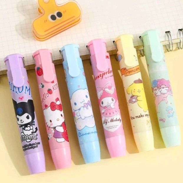 

Penghapus CETEK Sanrio Kuromi / Cinamonroll / melody/halli kitty- Pompompurin