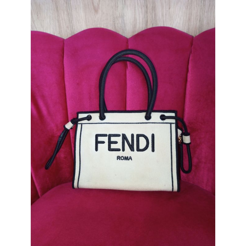 Fendi Roma canvas bag