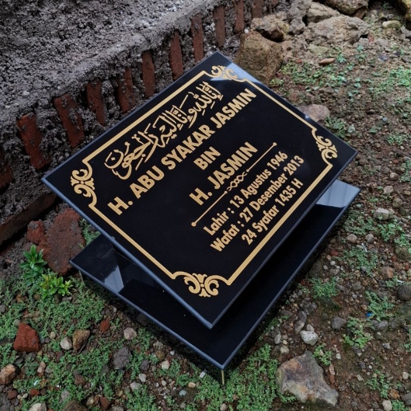 Batu Nisan Tanda Kuburan Ukuran Besar 30x40cm
