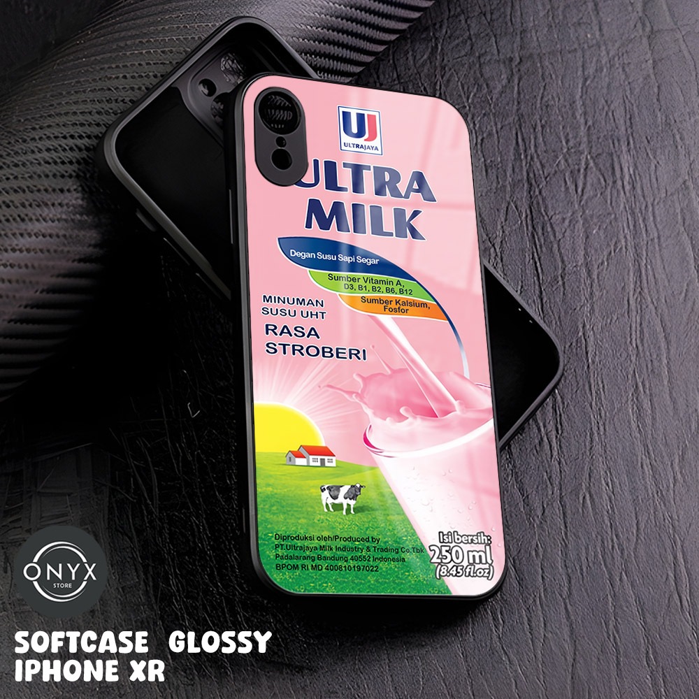 (AA18) Softcase Glossy IPHONE XR | Kesing Premium Iphone | Case Kaca Glossy Keren Lucu Aestetic | Mo