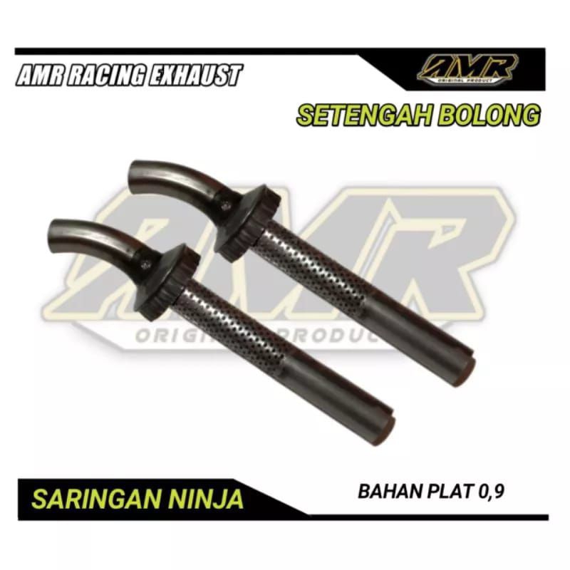 SARANGAN SARINGAN KNALPOT NINJA 2 TAK PLAT KEMRINCING BUKAN ABRT