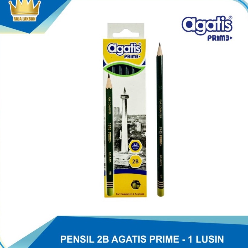 

TERDAHSYAT Pensil 2B Agatis Prime 1 Lusin