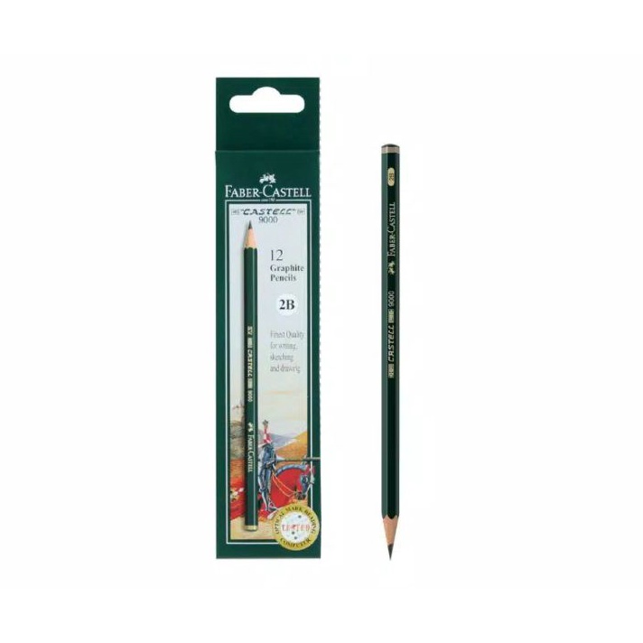 

CEPAT Pensil FaberCastell 2B Original Grosir 1Lusin