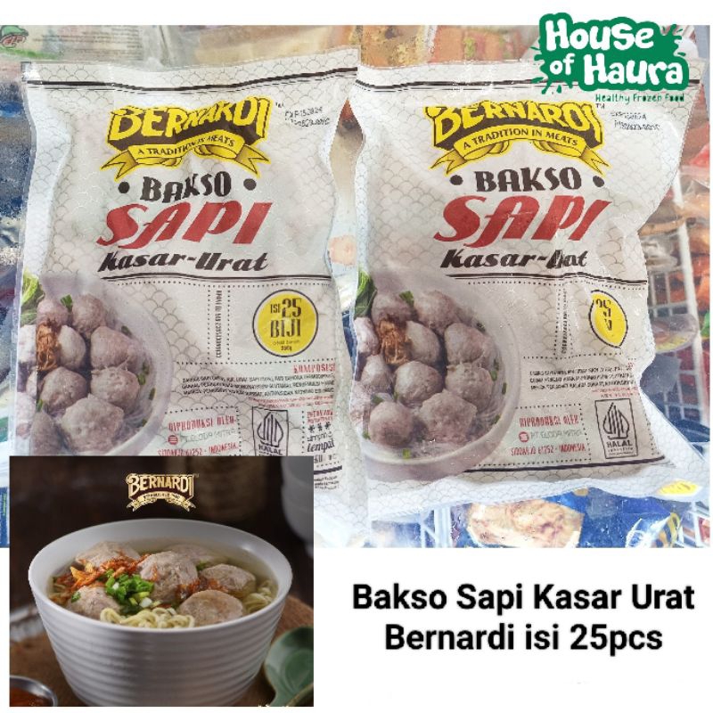 

Bakso Bernardi halus / Bakso Bernardi urat